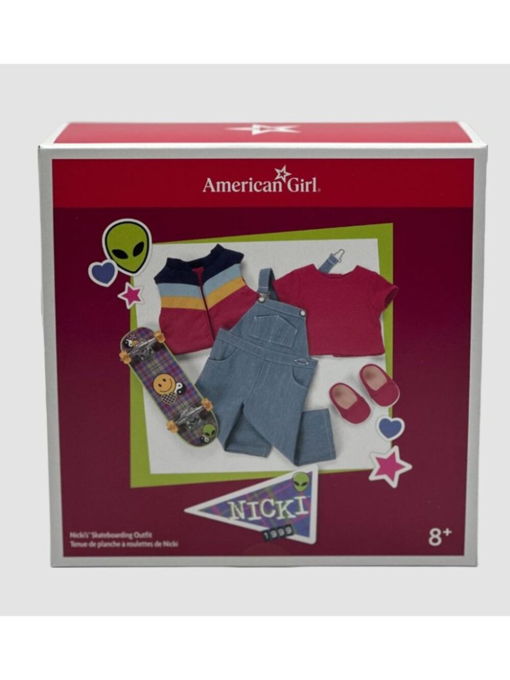 NIB American Girl Nicki's Skateboarding Outfit HNR79